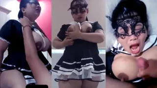 Tante Miraindira Kostum Pelayan Binal Jerit